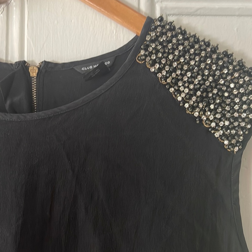 Club Monaco silk mini dress